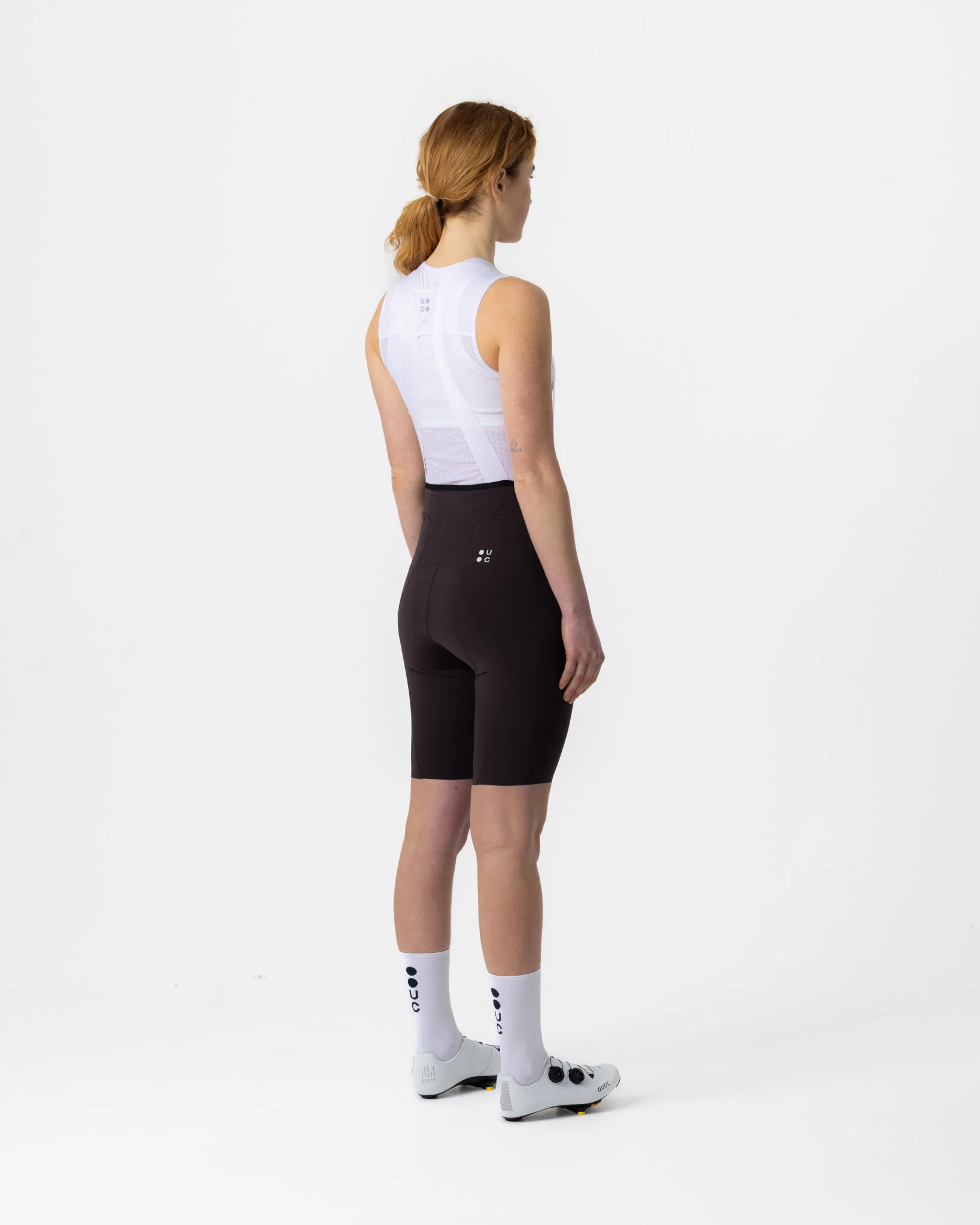 Women’s Chroma Bib Shorts - Heavy Bark Brown - Image 3